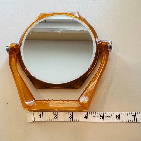 Vintage Mohawk USA Amber Vanity Mirror – Retro Mid-Century Style - Picture 8 of 11